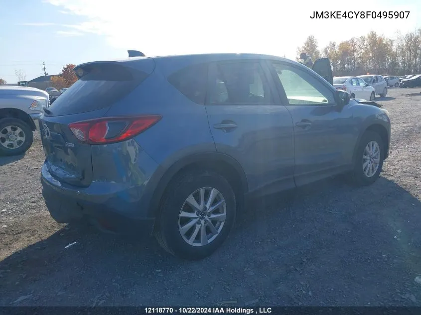 2015 Mazda Cx-5 VIN: JM3KE4CY8F0495907 Lot: 12118770