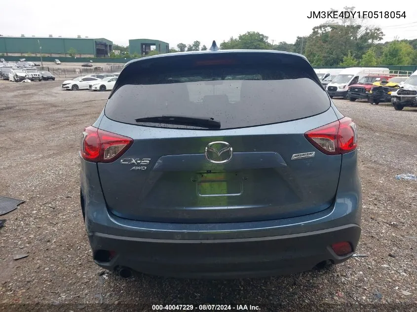 2015 Mazda Cx-5 Grand Touring VIN: JM3KE4DY1F0518054 Lot: 40047229