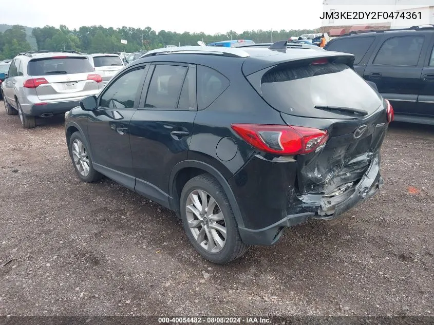 2015 Mazda Cx-5 Grand Touring VIN: JM3KE2DY2F0474361 Lot: 40054482