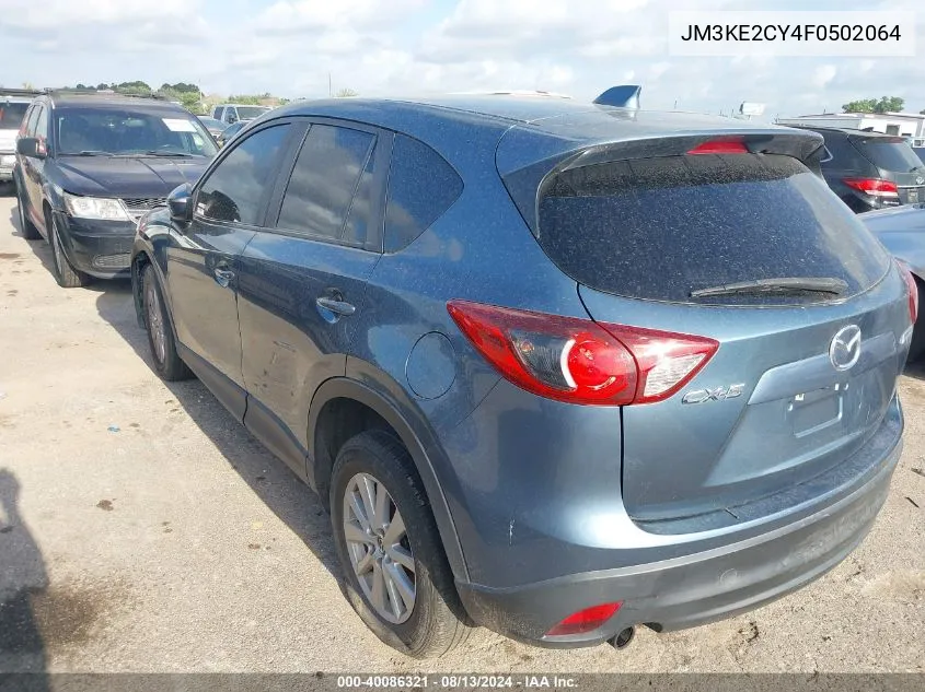 2015 Mazda Cx-5 Touring VIN: JM3KE2CY4F0502064 Lot: 40086321