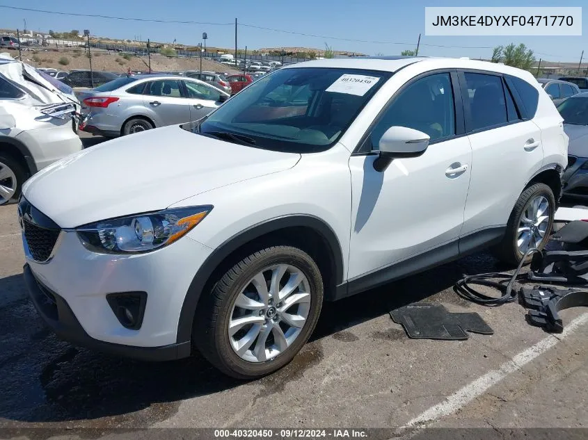 2015 Mazda Cx-5 Grand Touring VIN: JM3KE4DYXF0471770 Lot: 40320450