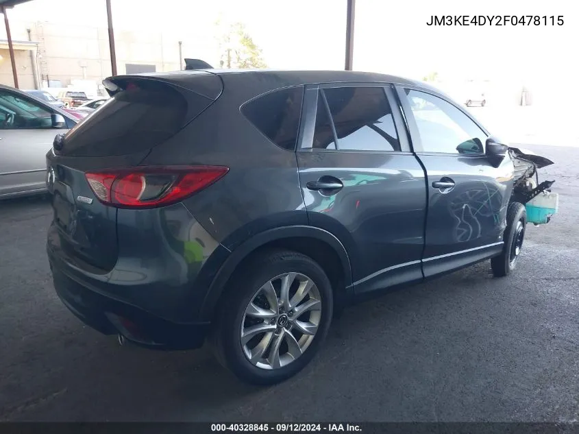 2015 Mazda Cx-5 Gt VIN: JM3KE4DY2F0478115 Lot: 40328845