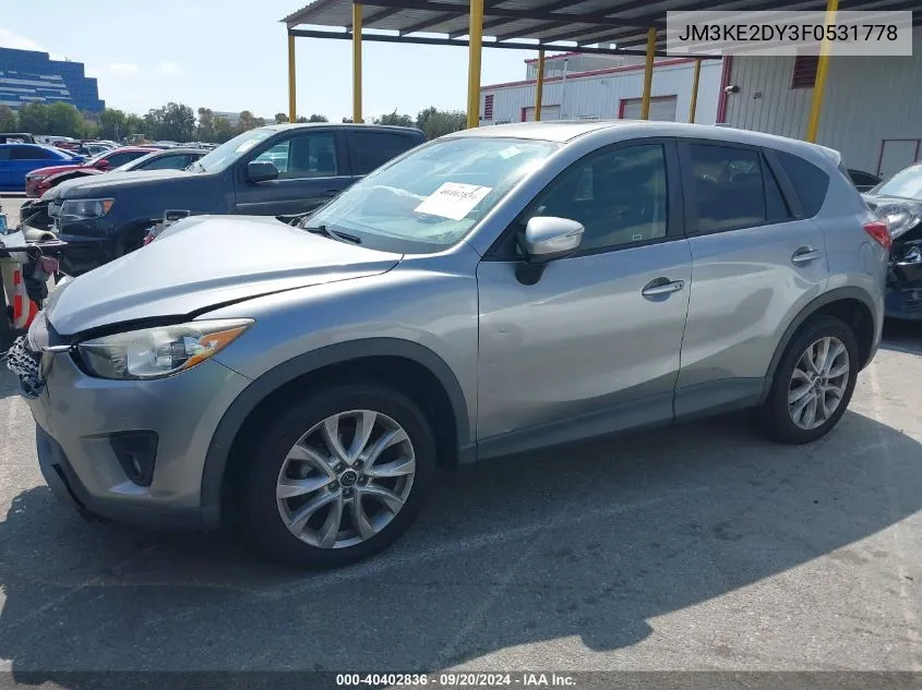 2015 Mazda Cx-5 Grand Touring VIN: JM3KE2DY3F0531778 Lot: 40402836