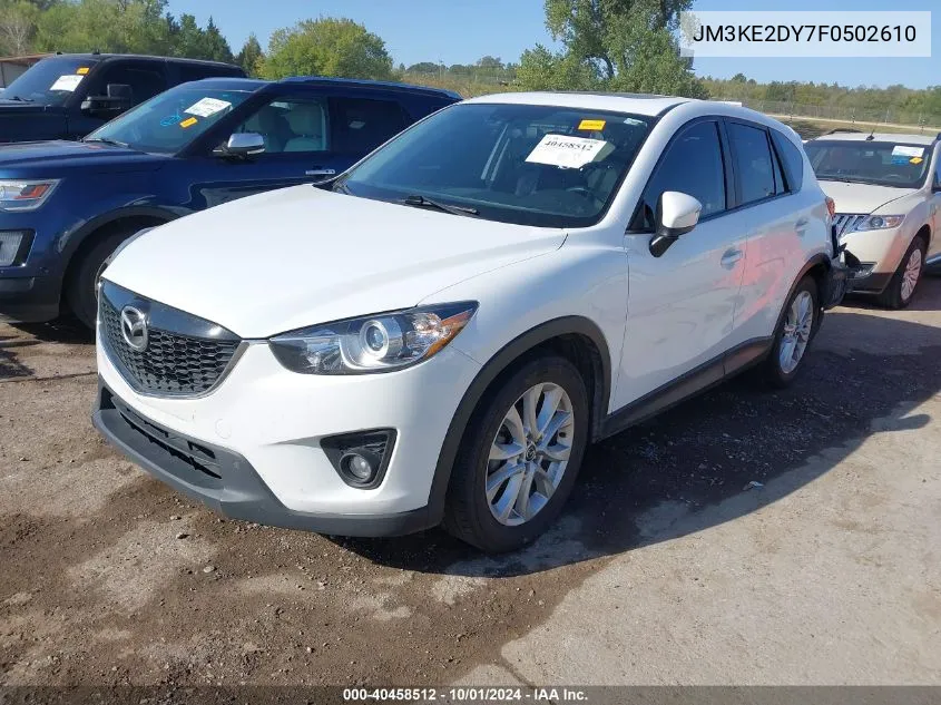 2015 Mazda Cx-5 Grand Touring VIN: JM3KE2DY7F0502610 Lot: 40458512