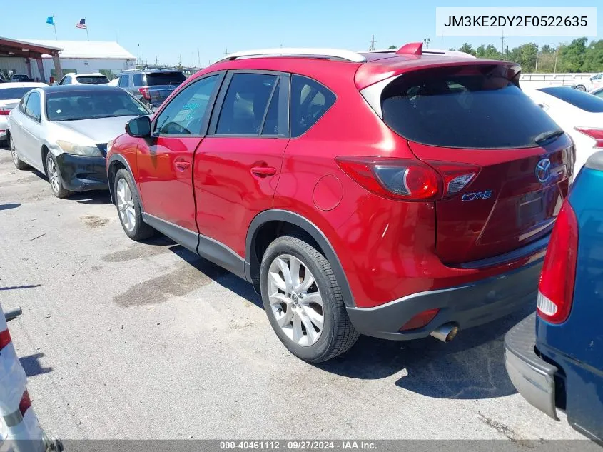 2015 Mazda Cx-5 Grand Touring VIN: JM3KE2DY2F0522635 Lot: 40461112