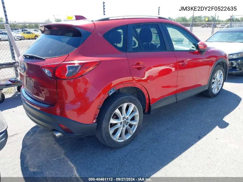 2015 Mazda Cx-5 Grand Touring VIN: JM3KE2DY2F0522635 Lot: 40461112