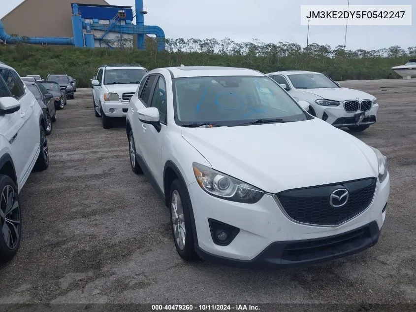 2015 Mazda Cx-5 Grand Touring VIN: JM3KE2DY5F0542247 Lot: 40479260