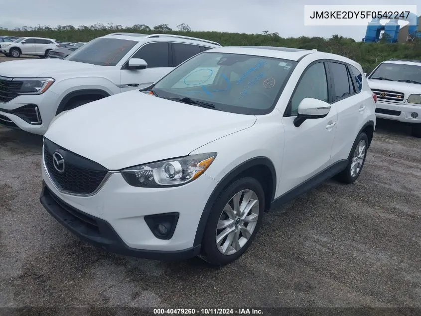 2015 Mazda Cx-5 Grand Touring VIN: JM3KE2DY5F0542247 Lot: 40479260