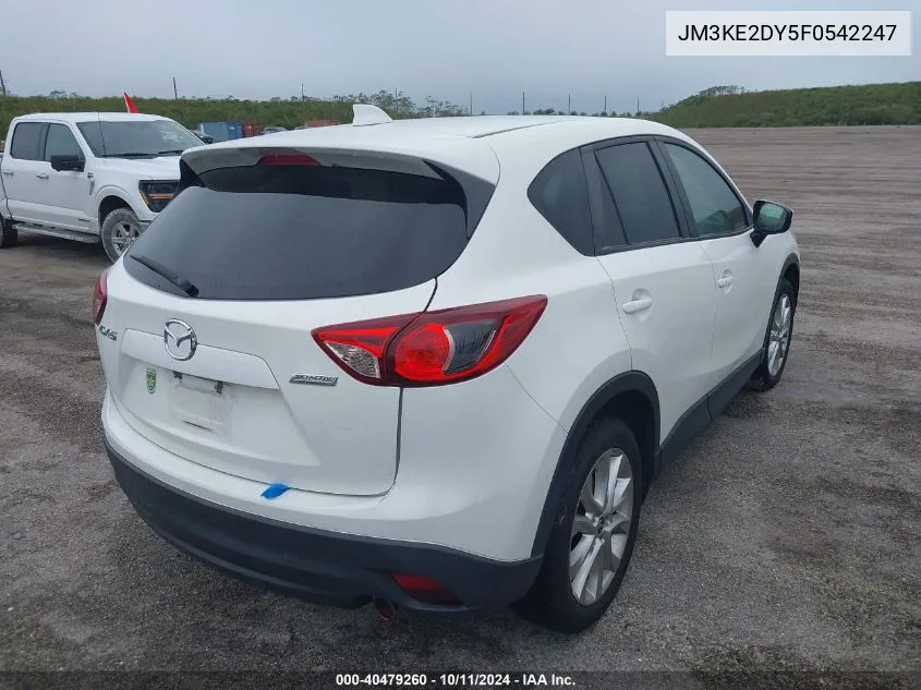 2015 Mazda Cx-5 Grand Touring VIN: JM3KE2DY5F0542247 Lot: 40479260