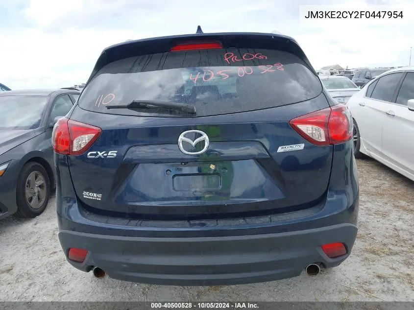 2015 Mazda Cx-5 Touring VIN: JM3KE2CY2F0447954 Lot: 40500528