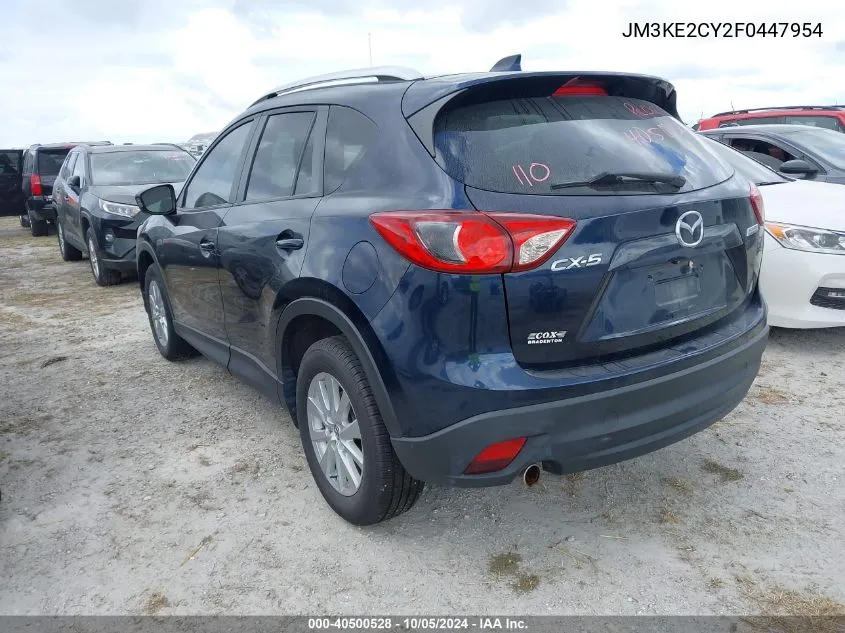 2015 Mazda Cx-5 Touring VIN: JM3KE2CY2F0447954 Lot: 40500528