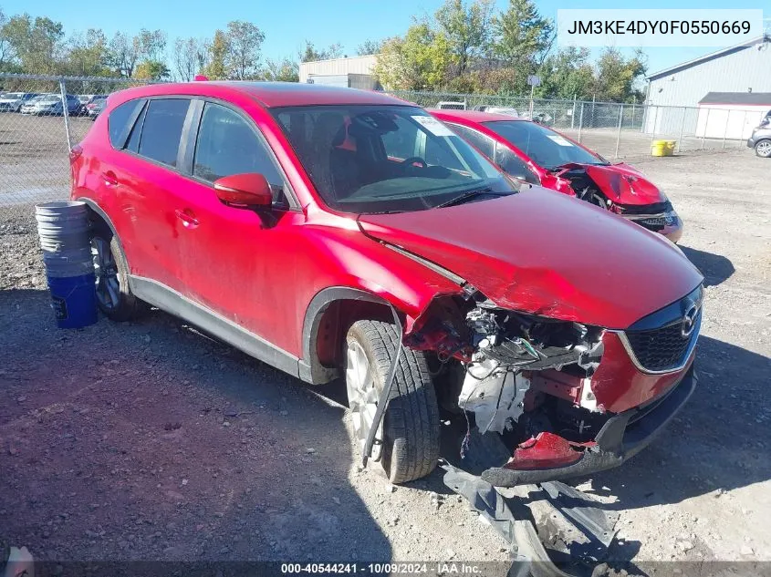 2015 Mazda Cx-5 Grand Touring VIN: JM3KE4DY0F0550669 Lot: 40544241