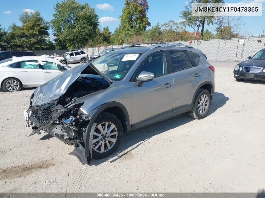 2015 Mazda Cx-5 Touring VIN: JM3KE4CY1F0478365 Lot: 40565426