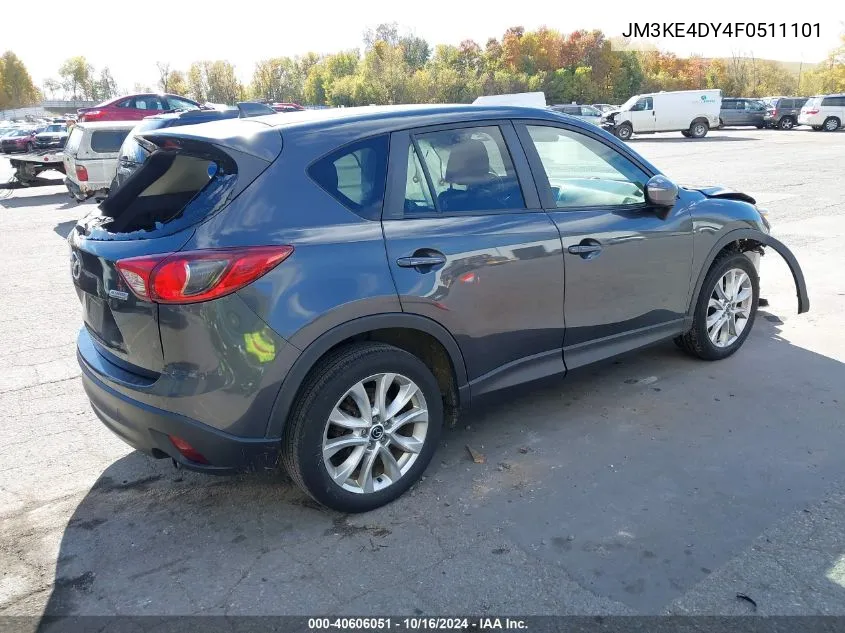 2015 Mazda Cx-5 Grand Touring VIN: JM3KE4DY4F0511101 Lot: 40606051