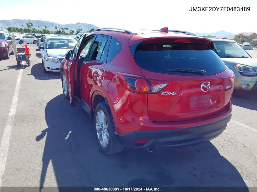 2015 Mazda Cx-5 Grand Touring VIN: JM3KE2DY7F0483489 Lot: 40630081