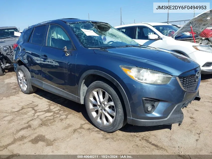 2015 Mazda Cx-5 Grand Touring VIN: JM3KE2DY6F0494953 Lot: 40648211