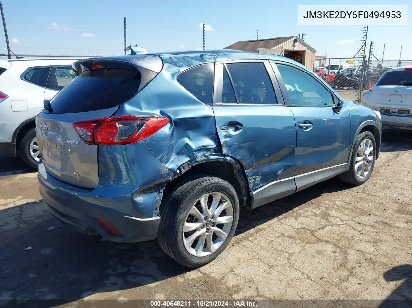 2015 Mazda Cx-5 Grand Touring VIN: JM3KE2DY6F0494953 Lot: 40648211