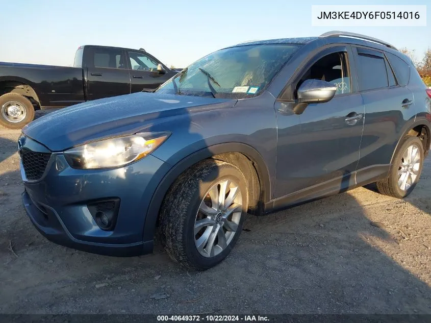 2015 Mazda Cx-5 Grand Touring VIN: JM3KE4DY6F0514016 Lot: 40649372