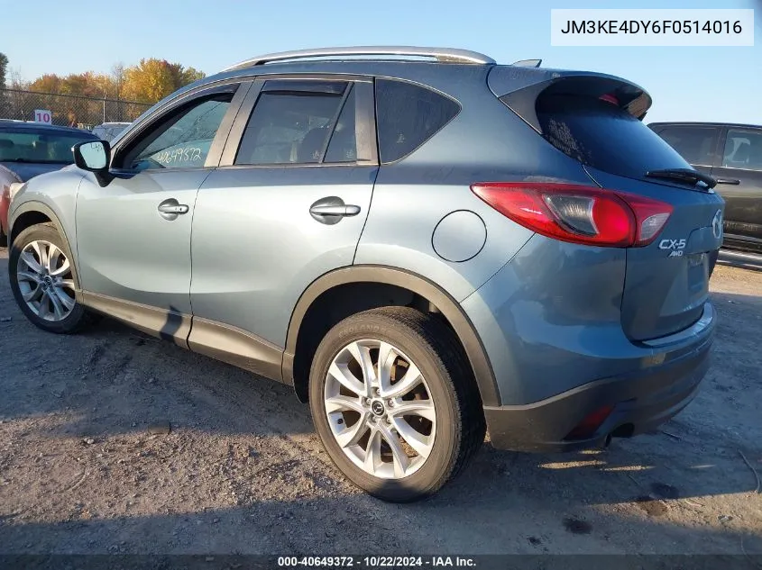 2015 Mazda Cx-5 Grand Touring VIN: JM3KE4DY6F0514016 Lot: 40649372