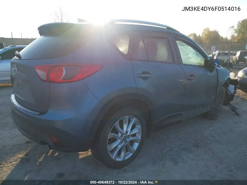 2015 Mazda Cx-5 Grand Touring VIN: JM3KE4DY6F0514016 Lot: 40649372