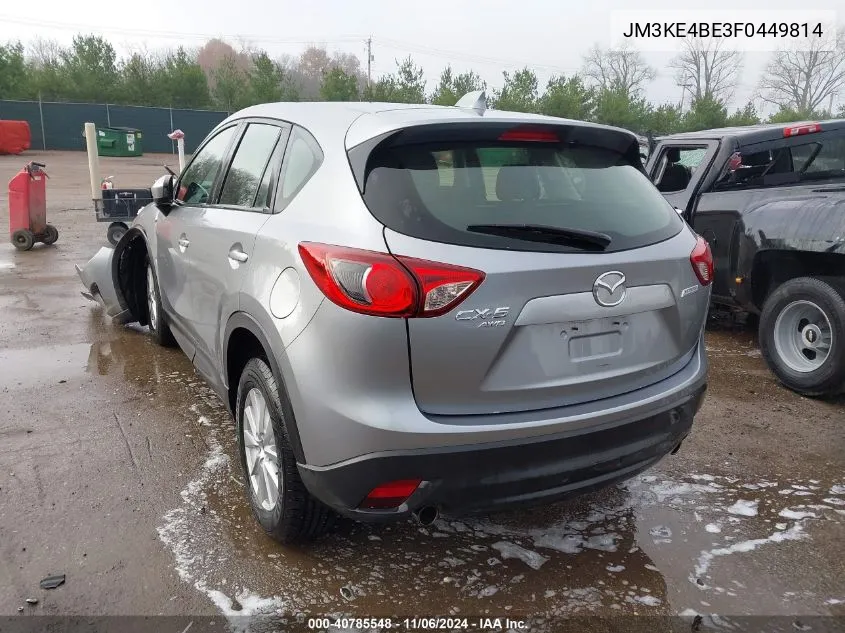 2015 Mazda Cx-5 Sport VIN: JM3KE4BE3F0449814 Lot: 40785548