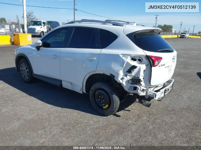 2015 Mazda Cx-5 Touring VIN: JM3KE2CY4F0512139 Lot: 40801314