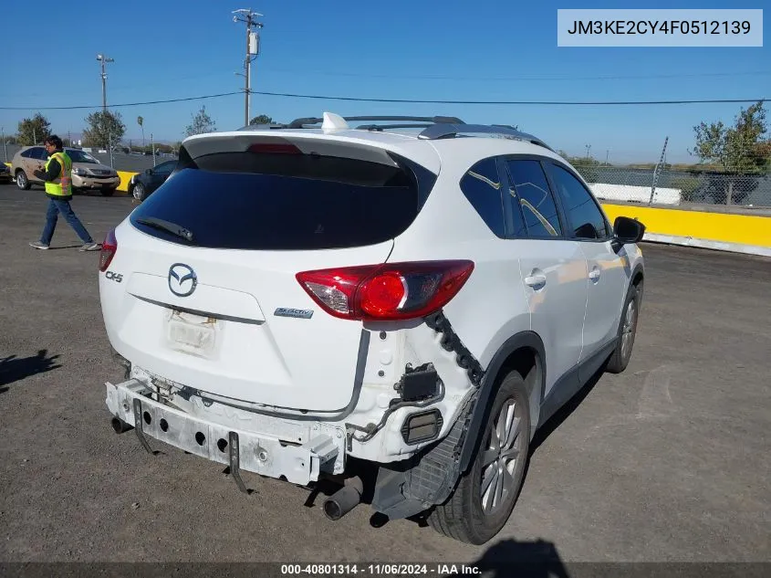 2015 Mazda Cx-5 Touring VIN: JM3KE2CY4F0512139 Lot: 40801314