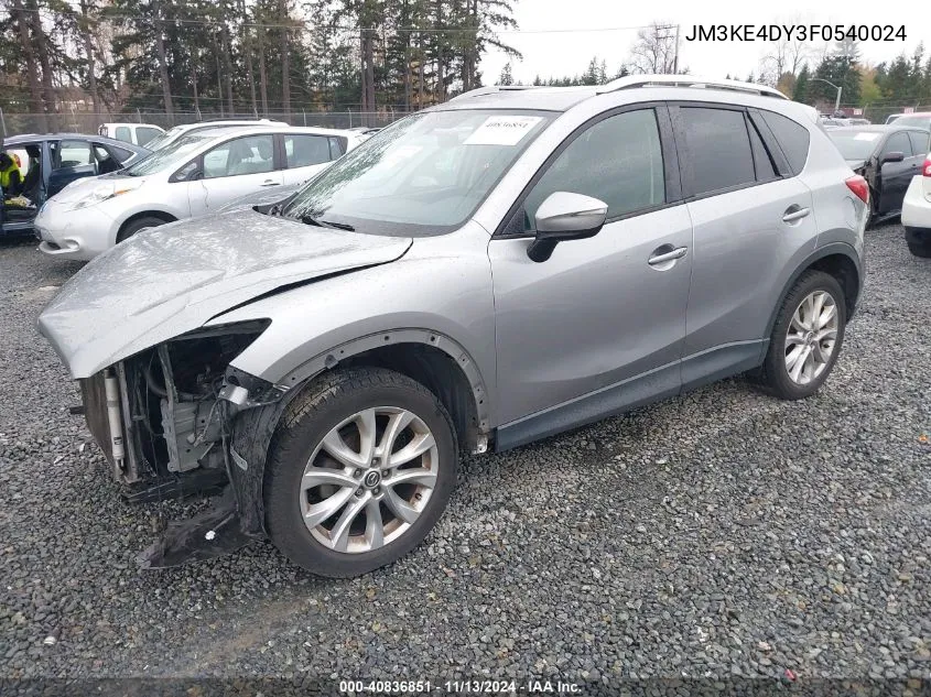 2015 Mazda Cx-5 Grand Touring VIN: JM3KE4DY3F0540024 Lot: 40836851