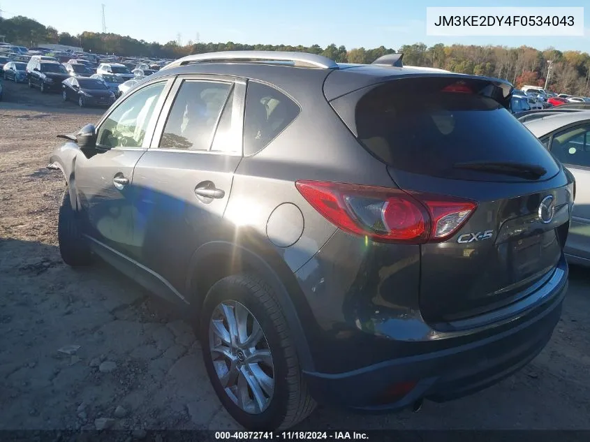 2015 Mazda Cx-5 Grand Touring VIN: JM3KE2DY4F0534043 Lot: 40872741