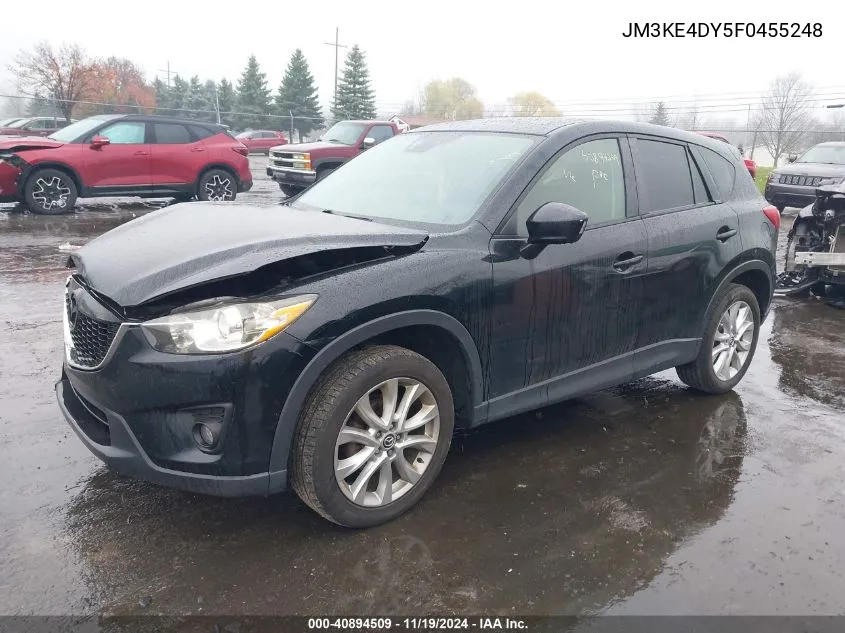 2015 Mazda Cx-5 Grand Touring VIN: JM3KE4DY5F0455248 Lot: 40894509