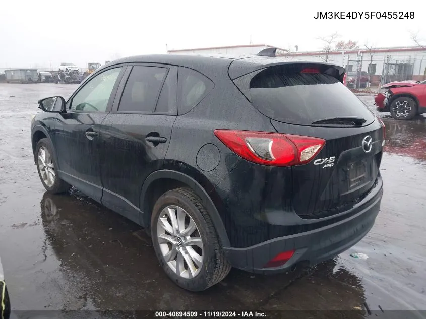 2015 Mazda Cx-5 Grand Touring VIN: JM3KE4DY5F0455248 Lot: 40894509