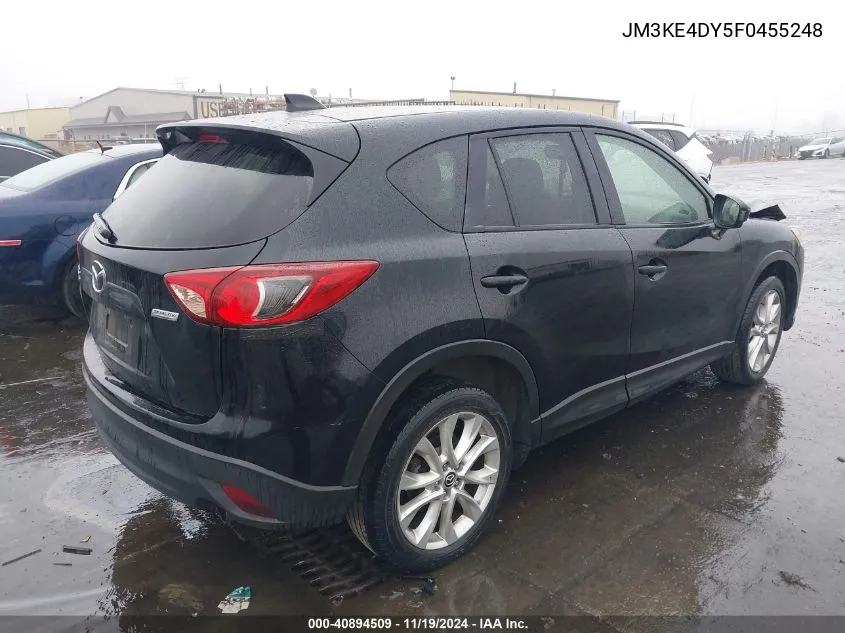 2015 Mazda Cx-5 Grand Touring VIN: JM3KE4DY5F0455248 Lot: 40894509