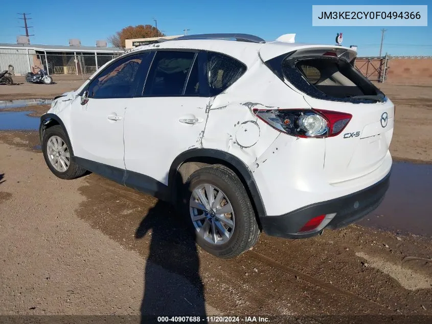 2015 Mazda Cx-5 Touring VIN: JM3KE2CY0F0494366 Lot: 40907688