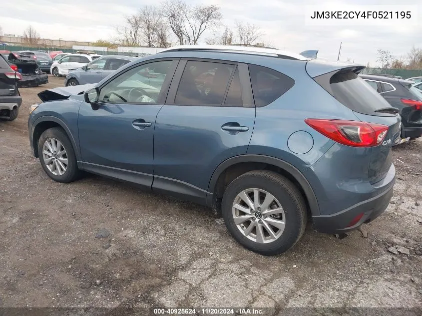 2015 Mazda Cx-5 Touring VIN: JM3KE2CY4F0521195 Lot: 40925624