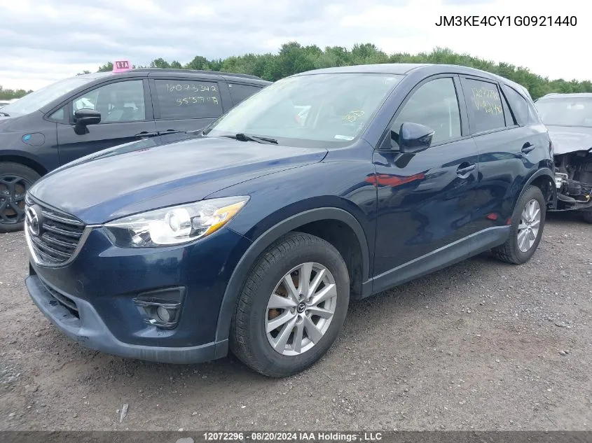 2016 Mazda Cx-5 VIN: JM3KE4CY1G0921440 Lot: 12072296