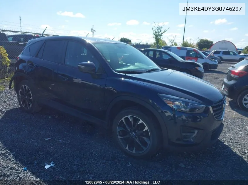 2016 Mazda Cx-5 VIN: JM3KE4DY3G0746297 Lot: 12082945