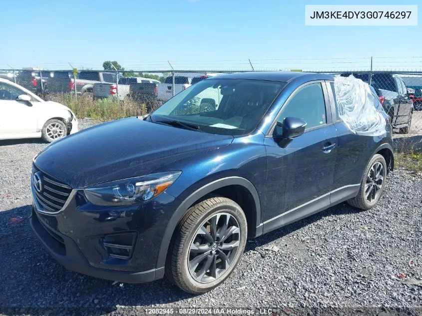 2016 Mazda Cx-5 VIN: JM3KE4DY3G0746297 Lot: 12082945