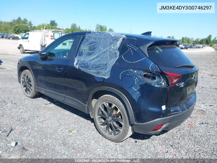 2016 Mazda Cx-5 VIN: JM3KE4DY3G0746297 Lot: 12082945