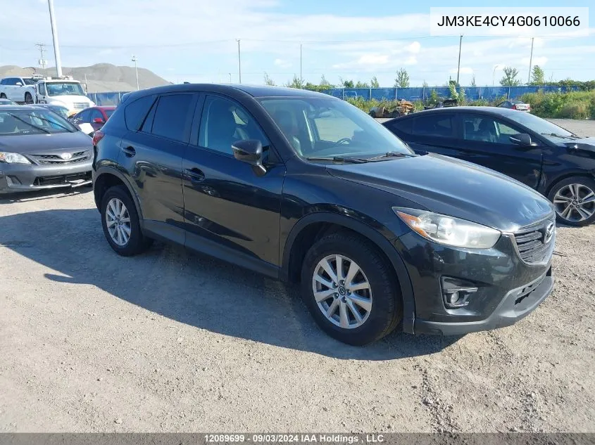 2016 Mazda Cx-5 VIN: JM3KE4CY4G0610066 Lot: 12089699