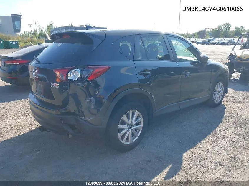 2016 Mazda Cx-5 VIN: JM3KE4CY4G0610066 Lot: 12089699