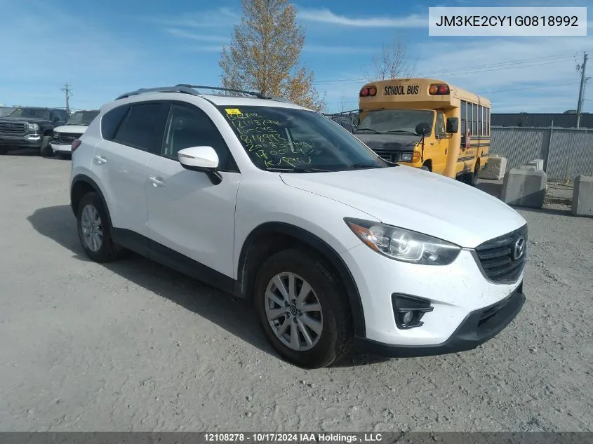 2016 Mazda Cx-5 VIN: JM3KE2CY1G0818992 Lot: 12108278