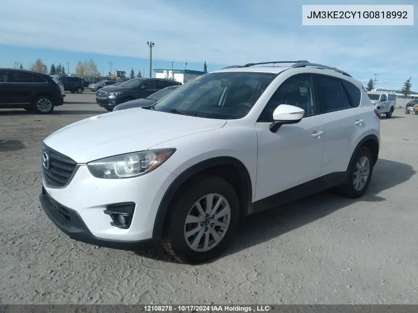 2016 Mazda Cx-5 VIN: JM3KE2CY1G0818992 Lot: 12108278