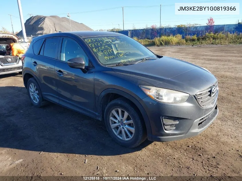 2016 Mazda Cx-5 Sport VIN: JM3KE2BY1G0819366 Lot: 12125515