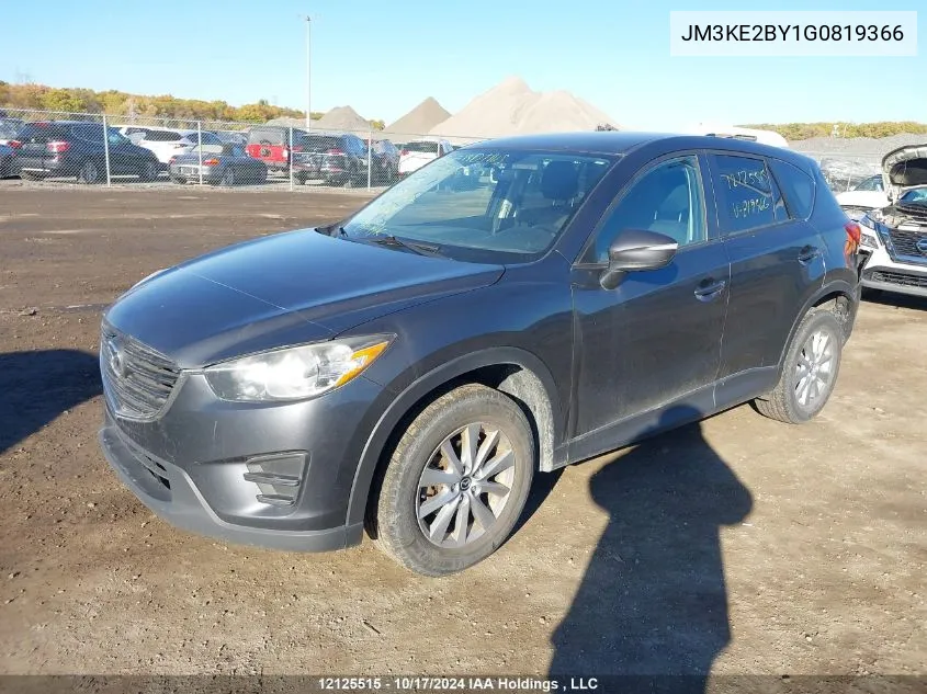 2016 Mazda Cx-5 Sport VIN: JM3KE2BY1G0819366 Lot: 12125515