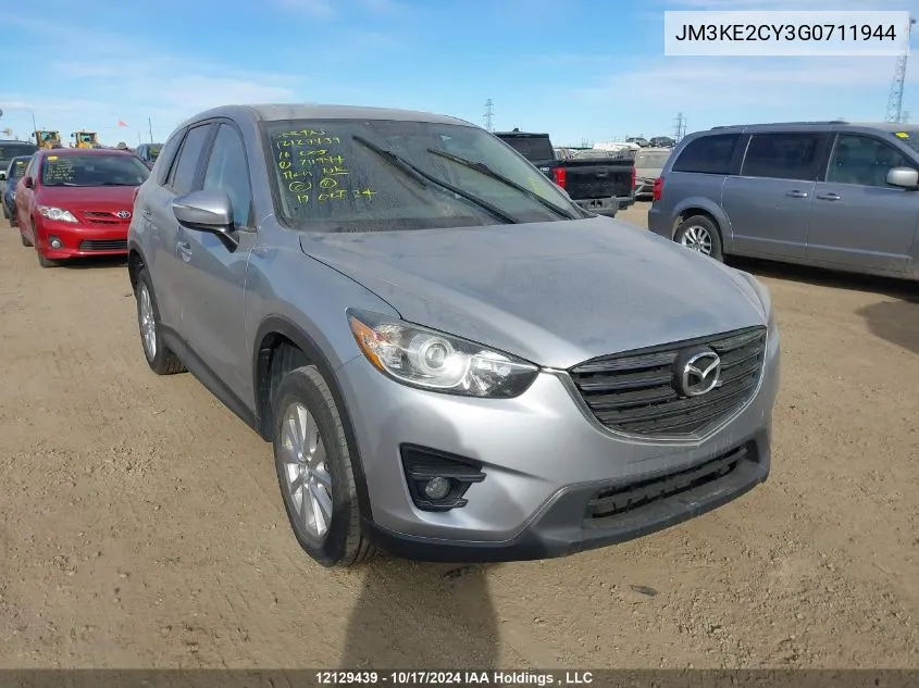 2016 Mazda Cx-5 VIN: JM3KE2CY3G0711944 Lot: 12129439