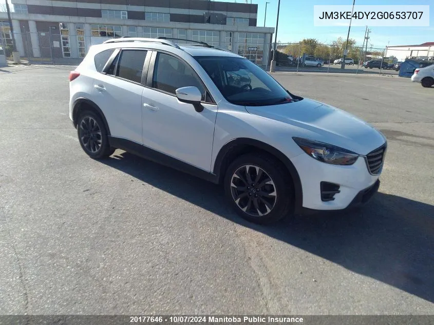 JM3KE4DY2G0653707 2016 Mazda Cx-5 Gt