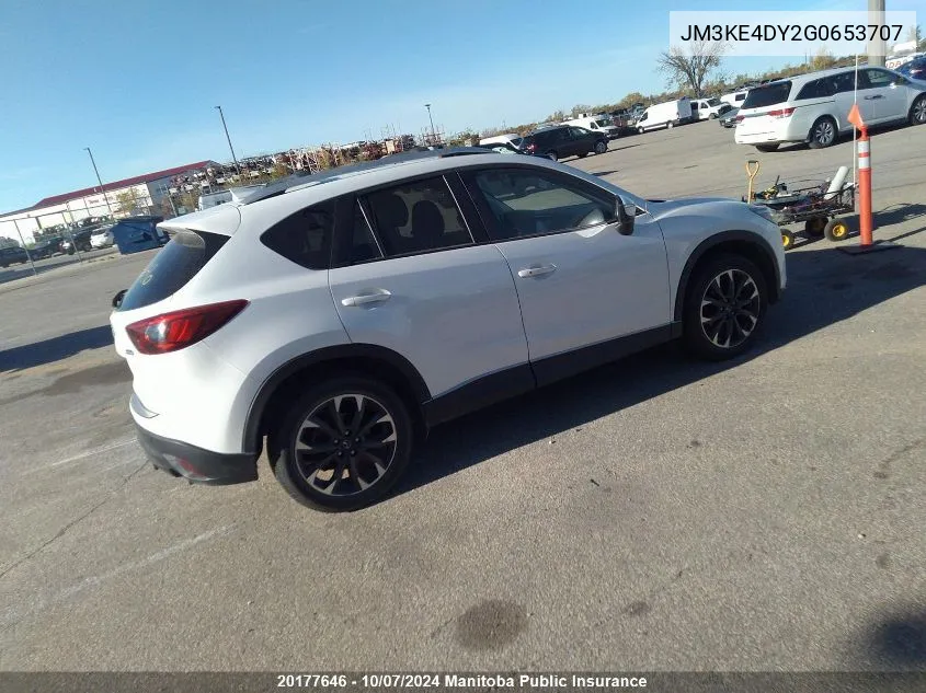 JM3KE4DY2G0653707 2016 Mazda Cx-5 Gt