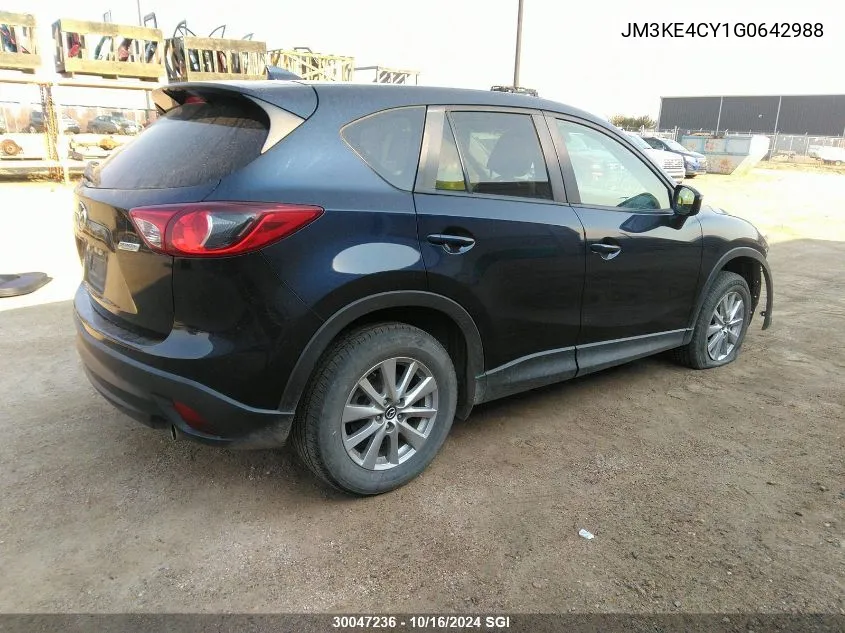 2016 Mazda Cx-5 Touring VIN: JM3KE4CY1G0642988 Lot: 30047236