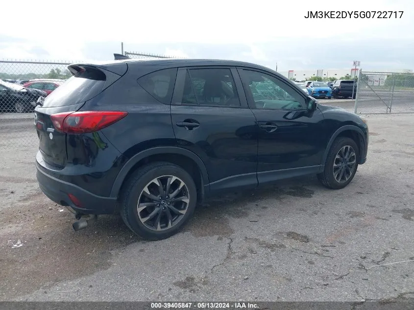 2016 Mazda Cx-5 Grand Touring VIN: JM3KE2DY5G0722717 Lot: 39405847