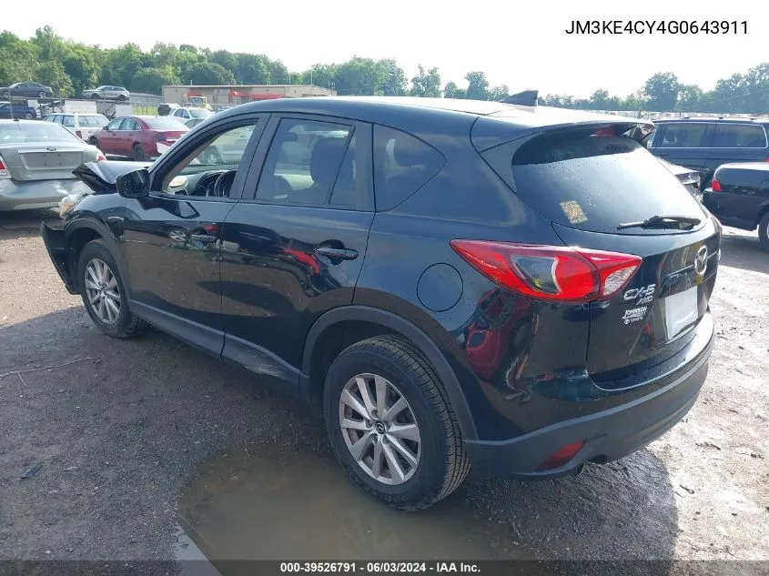 2016 Mazda Cx-5 Touring VIN: JM3KE4CY4G0643911 Lot: 39526791